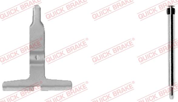 QUICK BRAKE 109-1217-1 - Kit d'accessoires, plaquette de frein à disque cwaw.fr