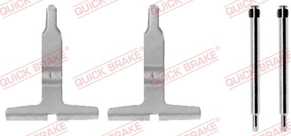 QUICK BRAKE 1091217 - Kit d'accessoires, plaquette de frein à disque cwaw.fr