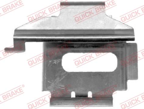 QUICK BRAKE 109-1282-1 - Kit d'accessoires, plaquette de frein à disque cwaw.fr