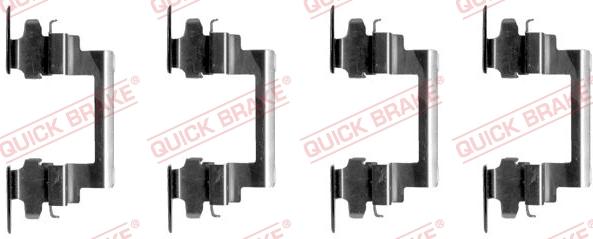 QUICK BRAKE 1091236 - Kit d'accessoires, plaquette de frein à disque cwaw.fr