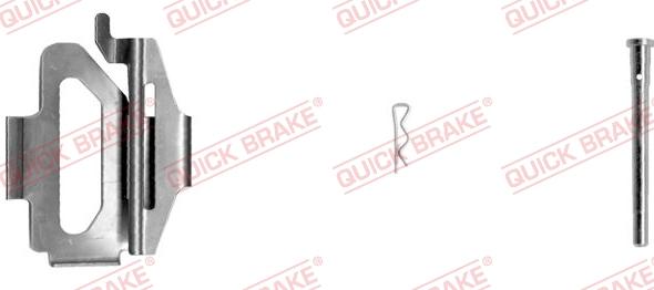 QUICK BRAKE 109-1225-1R - Kit d'accessoires, plaquette de frein à disque cwaw.fr