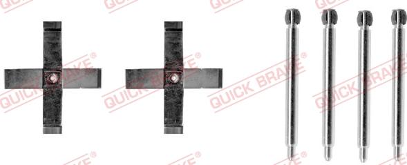 QUICK BRAKE 1091271 - Kit d'accessoires, plaquette de frein à disque cwaw.fr