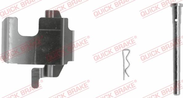 QUICK BRAKE 109-1273-1R - Kit d'accessoires, plaquette de frein à disque cwaw.fr