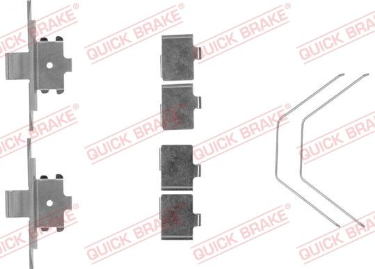 QUICK BRAKE 109-1791R-1 - Kit d'accessoires, plaquette de frein à disque cwaw.fr