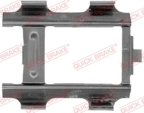 QUICK BRAKE 109-1793R-1 - Kit d'accessoires, plaquette de frein à disque cwaw.fr