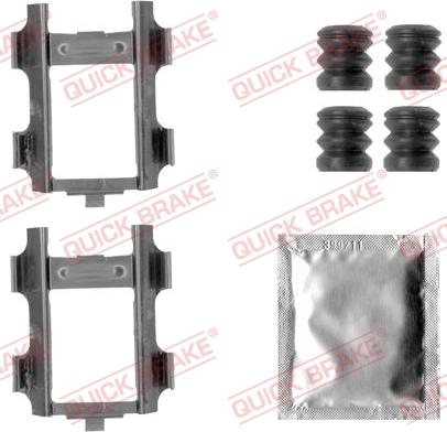 QUICK BRAKE 1091793 - Kit d'accessoires, plaquette de frein à disque cwaw.fr