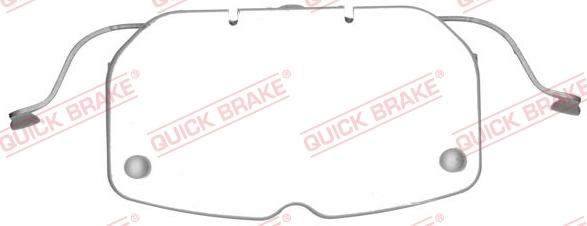 QUICK BRAKE 109-1792R-1 - Kit d'accessoires, plaquette de frein à disque cwaw.fr