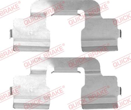 QUICK BRAKE 109-1797R-1 - Kit d'accessoires, plaquette de frein à disque cwaw.fr