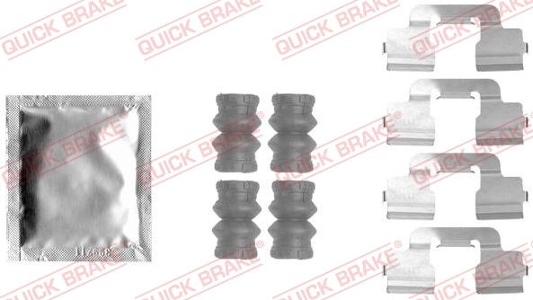 QUICK BRAKE 1091797 - Kit d'accessoires, plaquette de frein à disque cwaw.fr