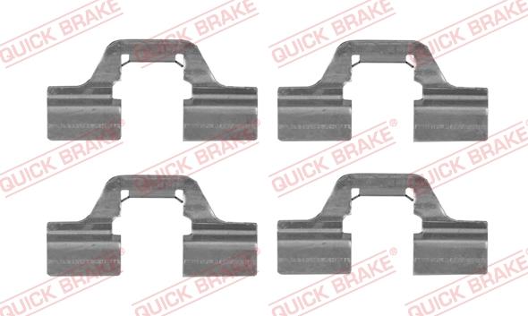 QUICK BRAKE 1091749 - Kit d'accessoires, plaquette de frein à disque cwaw.fr