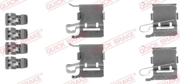 QUICK BRAKE 109-1748-1 - Kit d'accessoires, plaquette de frein à disque cwaw.fr