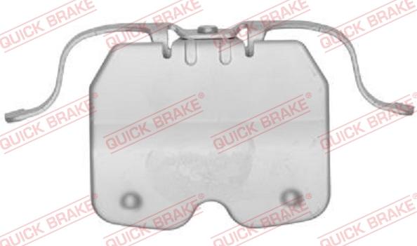 QUICK BRAKE 109-1759-1 - Kit d'accessoires, plaquette de frein à disque cwaw.fr