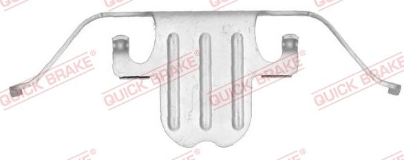 QUICK BRAKE 109-1751-1 - Kit d'accessoires, plaquette de frein à disque cwaw.fr