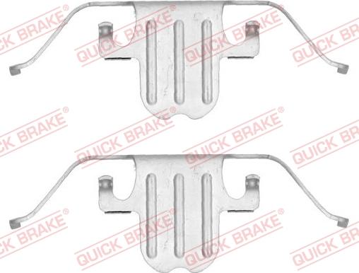 QUICK BRAKE 1091751 - Kit d'accessoires, plaquette de frein à disque cwaw.fr