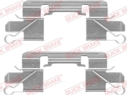 QUICK BRAKE 109-1769-1 - Kit d'accessoires, plaquette de frein à disque cwaw.fr