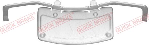 QUICK BRAKE 109-1706-1 - Kit d'accessoires, plaquette de frein à disque cwaw.fr