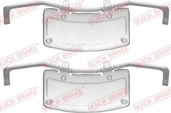 QUICK BRAKE 1091706 - Kit d'accessoires, plaquette de frein à disque cwaw.fr