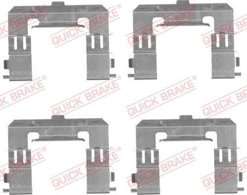 QUICK BRAKE 1091715 - Kit d'accessoires, plaquette de frein à disque cwaw.fr