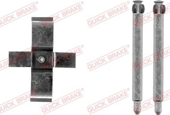 QUICK BRAKE 109-1713-1 - Kit d'accessoires, plaquette de frein à disque cwaw.fr