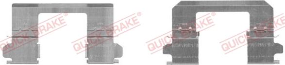 QUICK BRAKE 109-1736-1 - Kit d'accessoires, plaquette de frein à disque cwaw.fr