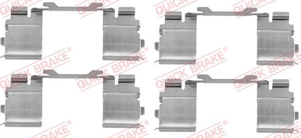 QUICK BRAKE 1091730 - Kit d'accessoires, plaquette de frein à disque cwaw.fr