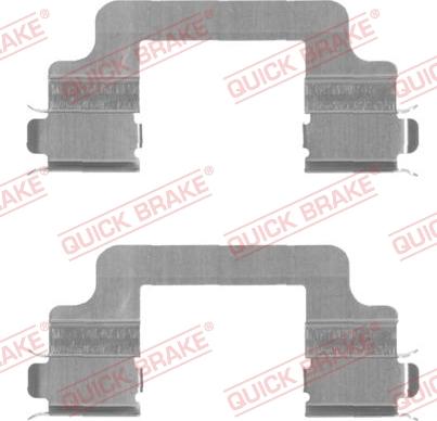 QUICK BRAKE 109-1727-1 - Kit d'accessoires, plaquette de frein à disque cwaw.fr