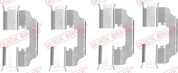 QUICK BRAKE 1091770 - Kit d'accessoires, plaquette de frein à disque cwaw.fr