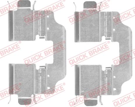 QUICK BRAKE 109-1773-1 - Kit d'accessoires, plaquette de frein à disque cwaw.fr