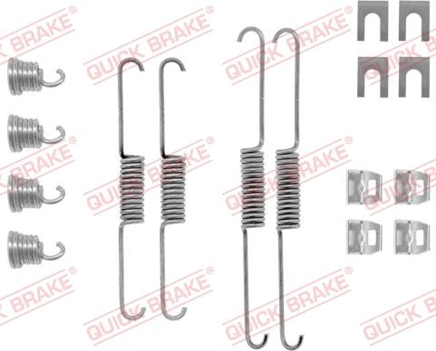 QUICK BRAKE 105-0553 - Kit d'accessoires, mâchoire de frein cwaw.fr