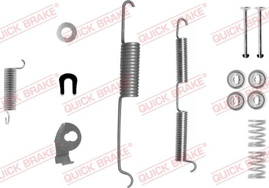 QUICK BRAKE 105-0518X-1R - Kit d'accessoires, mâchoire de frein cwaw.fr