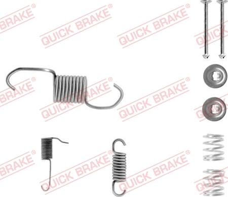 QUICK BRAKE 10506961R - Kit d'accessoires, mâchoire de frein cwaw.fr