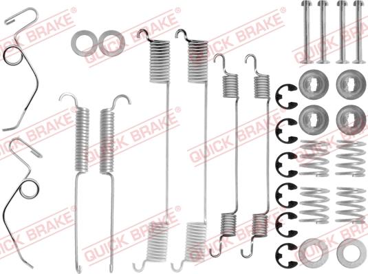 QUICK BRAKE 105-0642 - Kit d'accessoires, mâchoire de frein cwaw.fr