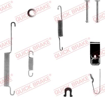 QUICK BRAKE 10506541R - Kit d'accessoires, mâchoire de frein cwaw.fr