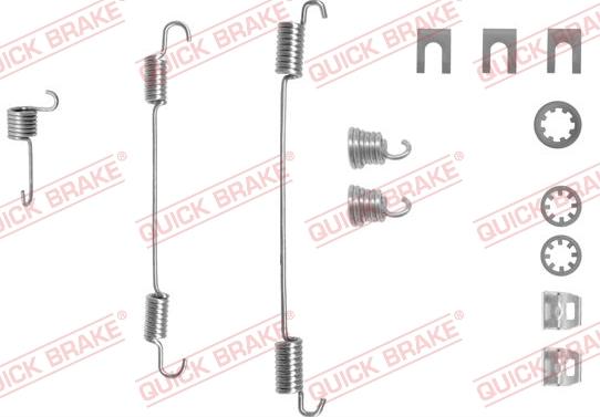 QUICK BRAKE 105-0656-1L - Kit d'accessoires, mâchoire de frein cwaw.fr