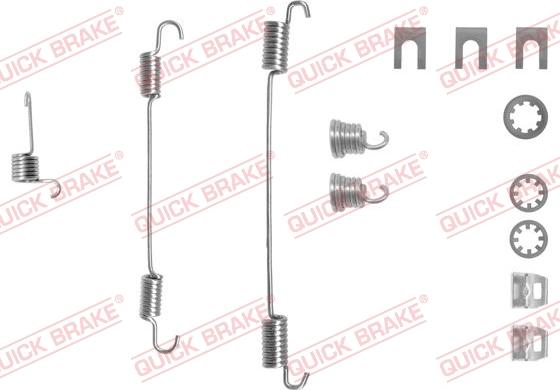 QUICK BRAKE 10506561R - Kit d'accessoires, mâchoire de frein cwaw.fr