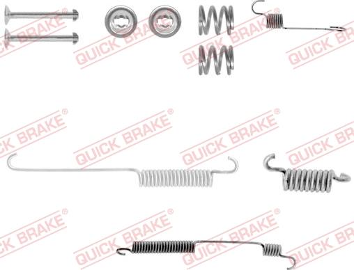 QUICK BRAKE 105-0600-1L - Kit d'accessoires, mâchoire de frein cwaw.fr