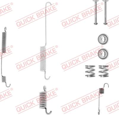 QUICK BRAKE 105-0600-1R - Kit d'accessoires, mâchoire de frein cwaw.fr