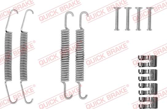 QUICK BRAKE 1050610 - Kit d'accessoires, mâchoire de frein cwaw.fr