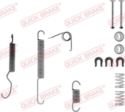 QUICK BRAKE 105-0683-1R - Kit d'accessoires, mâchoire de frein cwaw.fr