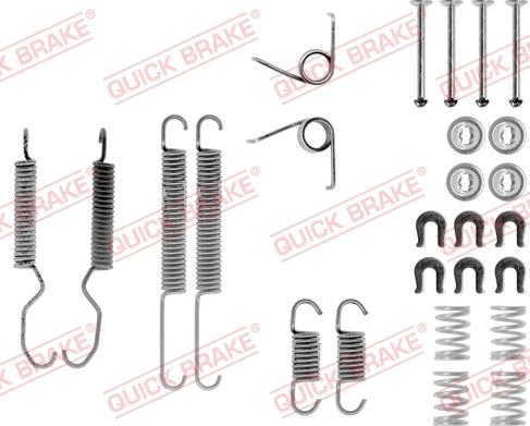 QUICK BRAKE 105-0683 - Kit d'accessoires, mâchoire de frein cwaw.fr