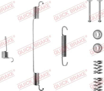 QUICK BRAKE 105-0682-1L - Kit d'accessoires, mâchoire de frein cwaw.fr