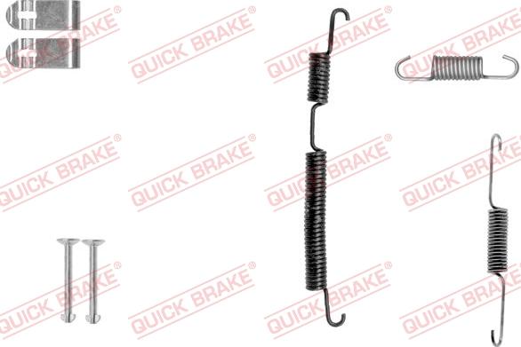 QUICK BRAKE 105-0045-1R - Kit d'accessoires, mâchoire de frein cwaw.fr