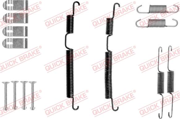 QUICK BRAKE 105-0045 - Kit d'accessoires, mâchoire de frein cwaw.fr