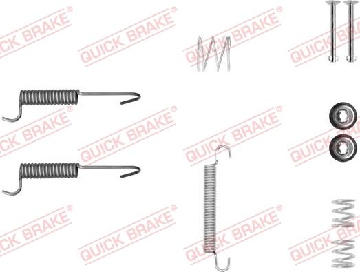 QUICK BRAKE 105-0047-1 - Kit d'accessoires, mâchoires de frein de stationnement cwaw.fr