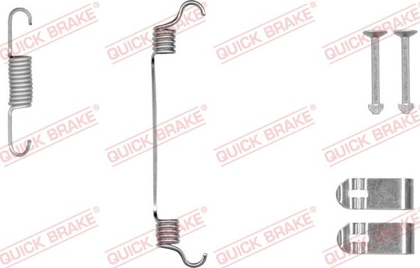 QUICK BRAKE 105-0019-1 - Kit d'accessoires, mâchoires de frein de stationnement cwaw.fr