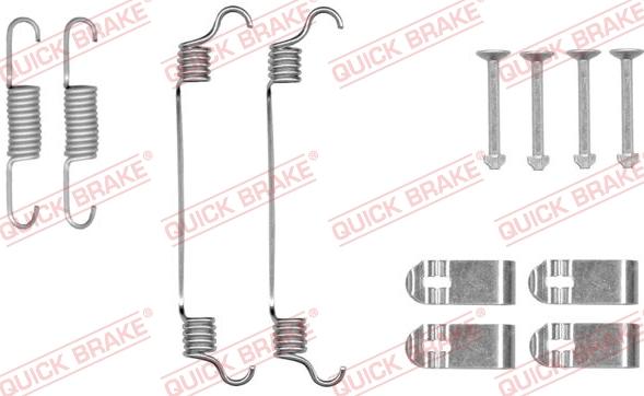 QUICK BRAKE 1050019 - Kit d'accessoires, mâchoires de frein de stationnement cwaw.fr