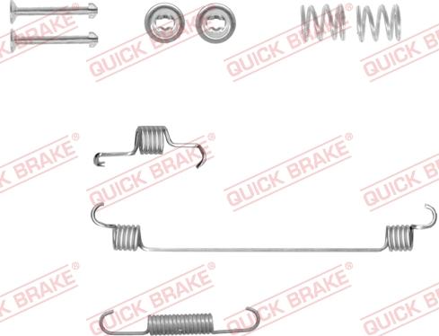 QUICK BRAKE 105-0018-1L - Kit d'accessoires, mâchoire de frein cwaw.fr