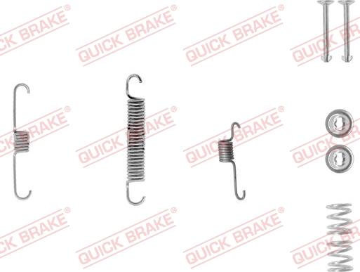 QUICK BRAKE 105-0012-1L - Kit d'accessoires, mâchoire de frein cwaw.fr