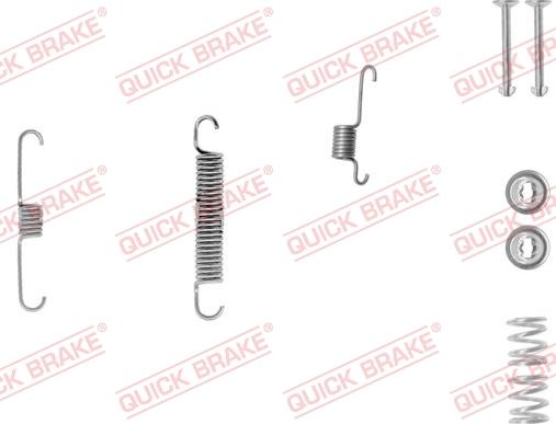 QUICK BRAKE 10500121R - Kit d'accessoires, mâchoire de frein cwaw.fr