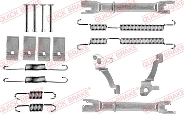 QUICK BRAKE 105-0017S - Kit d'accessoires, mâchoire de frein cwaw.fr